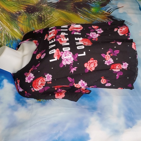 PINK Victoria's Secret crop top Tshirt size M - Picture 2 of 4